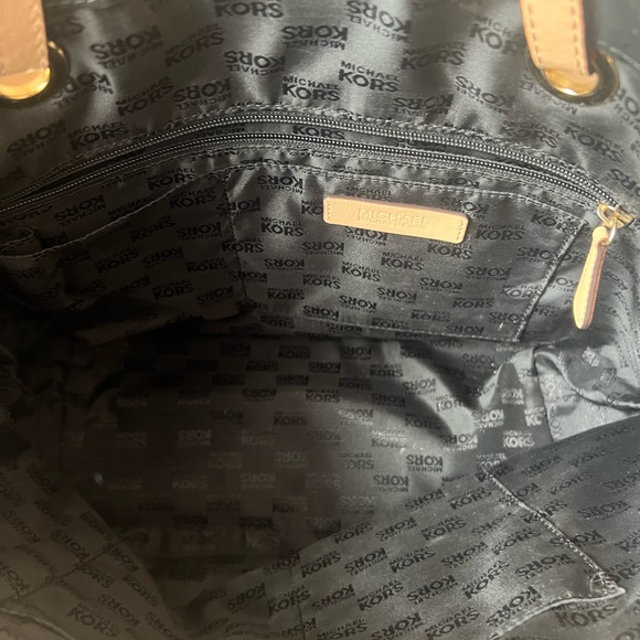 Michael Kors Black Tote with Gold Hardware - Picture 3 of 7